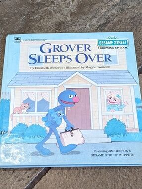 Grover Sleeps Over A Golden Book Sesame Street A Golden Book Series 1984